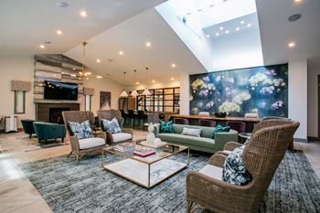 The park apartments luxurious resident clubhouse